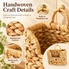 Handwoven Wicker Wall Basket for Everyday Storage – Space-Saving Rustic