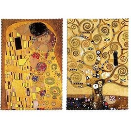 Fridolin 18872 Klimt Thuya Multi-Coloured Muslin Cleaning Cloth for Glasses, 18 x 12.5 x 1 cm