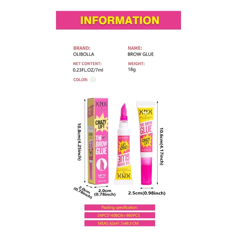 Fijador De Cejas Waterproof, Volumen Y Definición, Salvaje