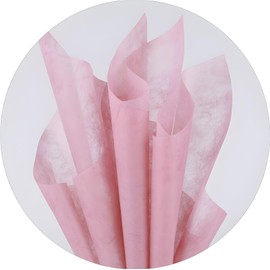 MLSG 100 Sheets Tissue Flower Wrapping Paper Cotton Wrapping Flower Paper Withdrawable Lining Paper Non-woven Waterproof Floral Bouquet Wraps For Florist Packaging Arrangement (Rose Red)