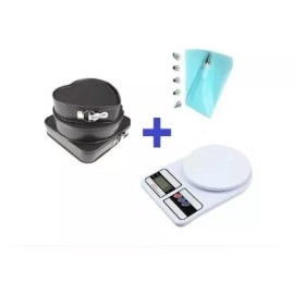 Quality Kit Completo Para Pastel 3 Moldes + Bascula + Manga C/duyas