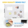 DOLLAR BOSS Felt Cork Board Tiles, 6 Packs 12" x