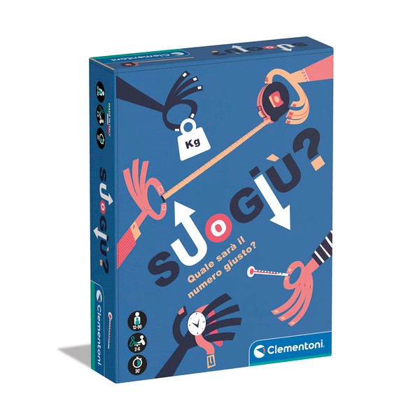 Clementoni - Party Game-up or Down Table, Board Game for