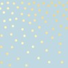 Tempaper Kids Blue and Gold Falling Dots | Designer Removable