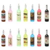 Honbay 14PCS Wine Bottles Charms Pendant Resin Imitation Wine Bottle