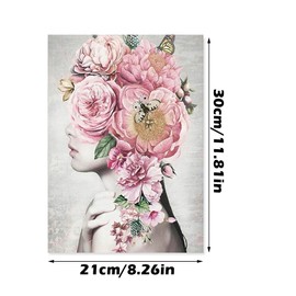 wocpvm 4 Aesthetic Bilder Kunstdrucke Poster Abstrakt Wanddekoration, Ungerahmt für Wohnzimmer Schlafzimmer Badezimmer Dekor (30 * 21 * 0.5cm)