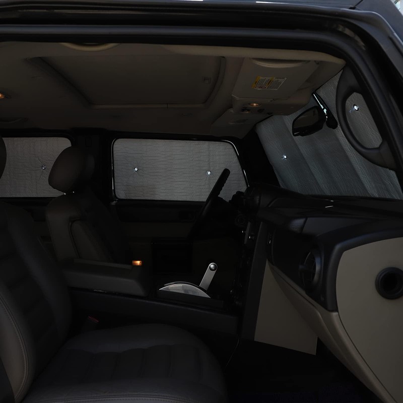 PIUGILH Car Windshield Sunshade UV Ray Reflector Fit for Hummer