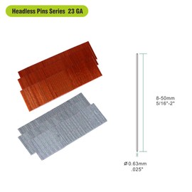 China-top Silver P620 23 Gauge 3/4-inch Length Pinner Nails Pin Nails Headless Pins 10,000 PCS/BOX