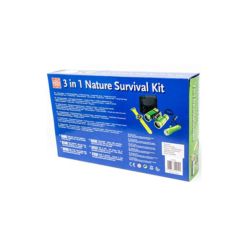 3 in 1 Survival Kit Natural Researcher Set