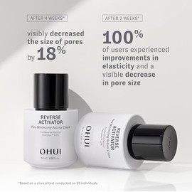 O Hui Reverse Activator Pore Minimizing Retinol Cream | Korean Skin Care | Low to Non-irritating Retinol Moisturizer for Face | Visibly Reduces Wrinkles and Pore Size