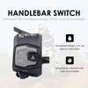 7/8" 22mm Motorcycle Handlebar Control Switches Motorbike ON Off Warning