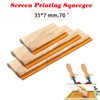 Wooden Screen Printing Squeegee Water Based Comfortable Wooden Handle