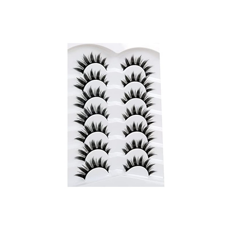 Pooplunch Pestañas Manga Pestañas Postizas Ojo de Muñeca Natural Anime