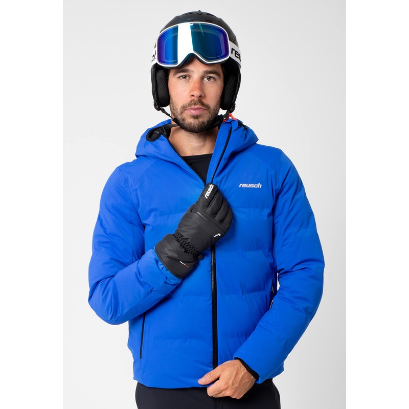 Reusch Men's Snow King Ski Gloves, Guaranteed Windproof, Extra Breathable,