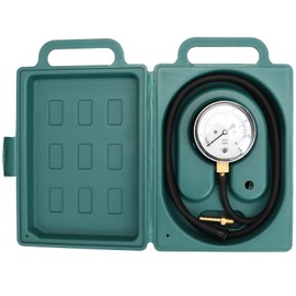 Homaisson Pressure Gauge Kit for Natural Gas or LP Gas, Manifold Gas Pressure Test Kit, Measurement Range 0-35” WC, Hose Length 3.3 Feet, 1/8” NPT Brass Connector