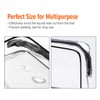 TSA Toiletry Bag -2 Pack Clear Makeup Bag Quart Size,
