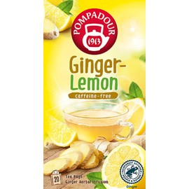 Japan Green Tea Center Pompadour Ginger & Lemon, 20 Bags x 2 Packs