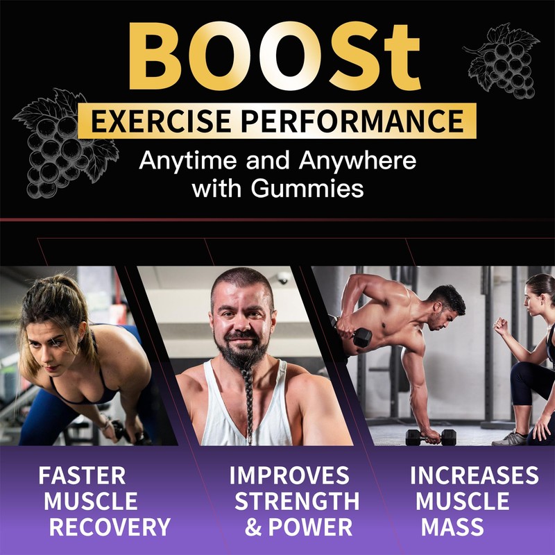 Nutravita Creatine Monohydrate Gummies for Men & Women-5g of Creatine