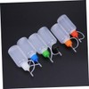 TEHAUX 25 Pack Paint Bottles 30ml Squeeze Bottles for Pigment