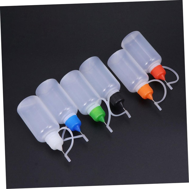 TEHAUX 25 Pack Paint Bottles 30ml Squeeze Bottles for Pigment