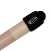 KAMUI Billiard Cue Tip Protector 2-Pack Leather Burnisher (Black)