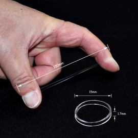 Mini Hair Rubber Bands, 400pcs Clear Elastic Hair Bands, Soft Hair Elastics Ties Bands for Kids Hair, Braids Hair, Wedding Hairstyle and More