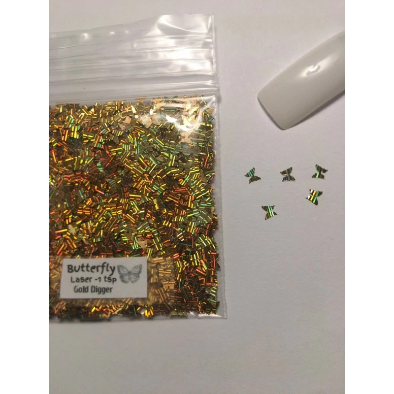 the glitters world V-Day Solvent Resistant LOVE BUTTERFLY shape-Laser-Gl -