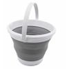 SAMMART 5.5L Collapsible Plastic Bucket Collapsible Round Tub Portable Water