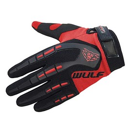 Wulfsport Adult Attack Motocross Gloves MX Motorcycle Motorbike Gloves - Red S