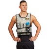 Cross101 Adjustable Camouflage Weighted Vest Without Shoulder Pads, 20 lb