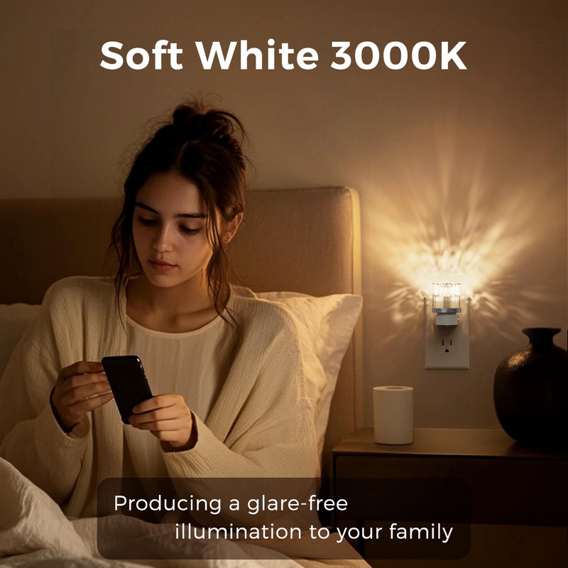 L LOHAS LED Night Light, 2 Pack Night Lights Plug