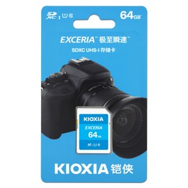 SDXC 64GB KIOXIA EXCERIA Ultra High Speed UHS-I CLASS10 Full HD Video Recording Made in Japan
