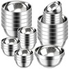 Mimorou 20 Pack 304 Stainless Steel Bowls Set 13 oz