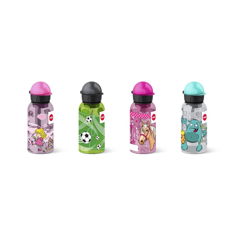 Emsa children's drinking bottle, 400 ml, safety cap, Kids Dino,