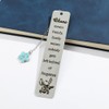 2Pcs Stitch Stainless Steel Bookmark - Cute Cartoon with Pendant