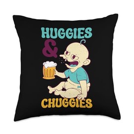Huggies & Chuggies | |----- Throw Pillow