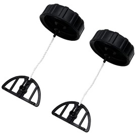 2 Pieces Fuel Tank Gas Cap Oil Filler Cap Replacement for STIHL Chainsaw 017 017C 018 018C 019T MS170 MS170C MS180 MS180C MS190T MS191T