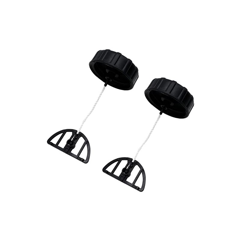 2 Pieces Fuel Tank Gas Cap Oil Filler Cap Replacement