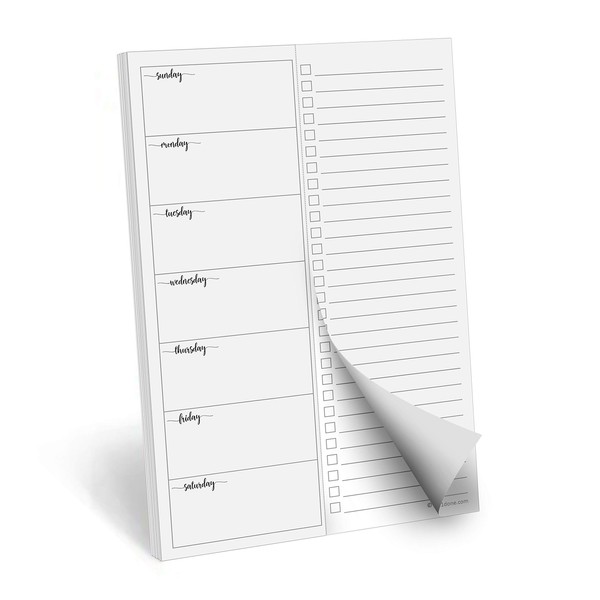 321Done Weekly Plan Magnetic Notepad – Checklist Made in USA