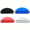 Toothpaste Tube Squeezer Dispenser, 5-Pack, Black, Blue, Red, White (5,