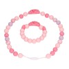 Teething Necklace Bracelet Silicone Flower Shape Design Elegant Exquisite Infant