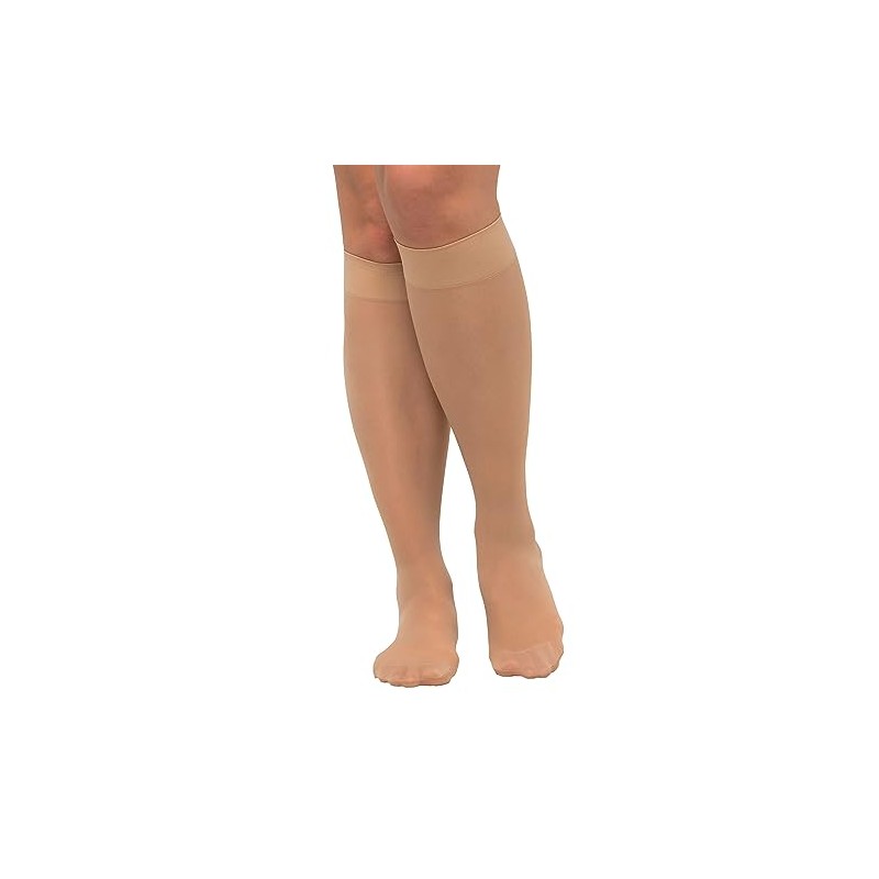 Ulla Popken Women's Plus Size Knee High Flight Socks Light