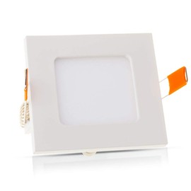 V-TAC LED Recessed Panel Rectangular with Aluminum Frame 18 W, 1350 lm 6000 K, White, 225 x 225 mm; 205 x 205 mm Size: 4871