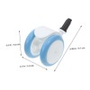 Gatuida 2pcs Replacement Wheels for Walkers Lightweight Easy to Install