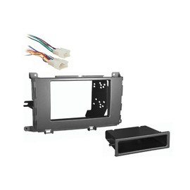 Harmony Audio Compatible with Toyota Sienna 2011 2012 2013 2014 Multi DIN Stereo Harness Radio Install Dash Kit Package Acrylonitrile Butadiene Styrene Black