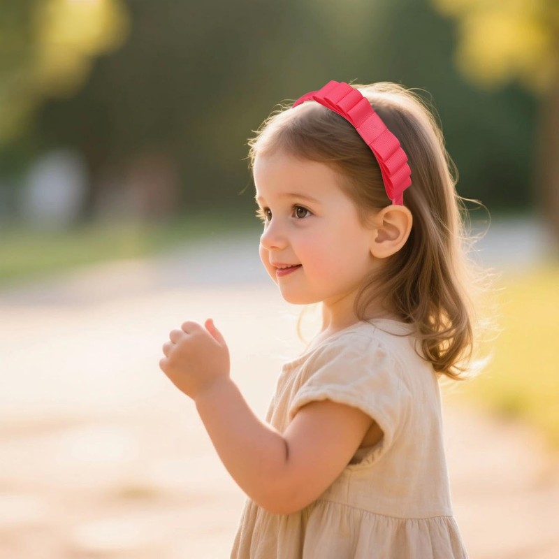 7Rainbows Watermelon Toddler Headband Knotted Bow Headband for Girls