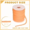 PATIKIL Flat Elastic Nylon Cord, 21.87 Yard 5 mm Stretchy