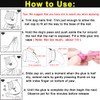 VICTHY 100pcs Dog Nail Caps, Claw Covers With Glue and