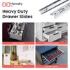 homdiy Side Mount 3 Fold Full Extension Drawer Slides 16