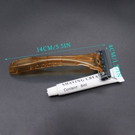 Kheoxusa Disposable Razors,Disposable Razors For Women,Mens Disposable Razors,Bulk Razors Disposable Individually Wrapped for Men,Women and Lady,Multipurpose Individually Wrapped Coffee 500 Pack